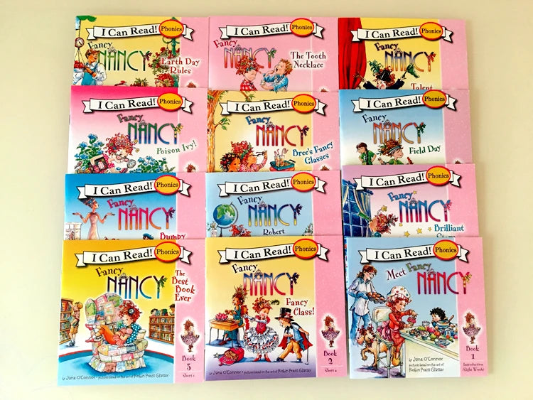12 Books/Set I Can Read English Picture Story Educational Booklets Learning Toys for Children Phonics Sight Words Kids Gift - LearnPlay Labs