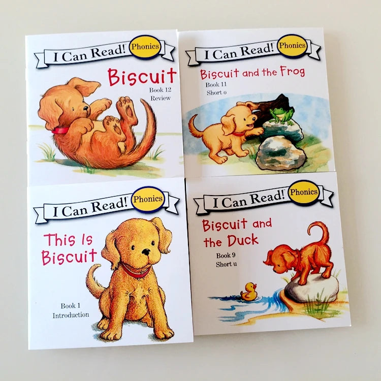 12 Books/Set I Can Read English Picture Story Educational Booklets Learning Toys for Children Phonics Sight Words Kids Gift - LearnPlay Labs