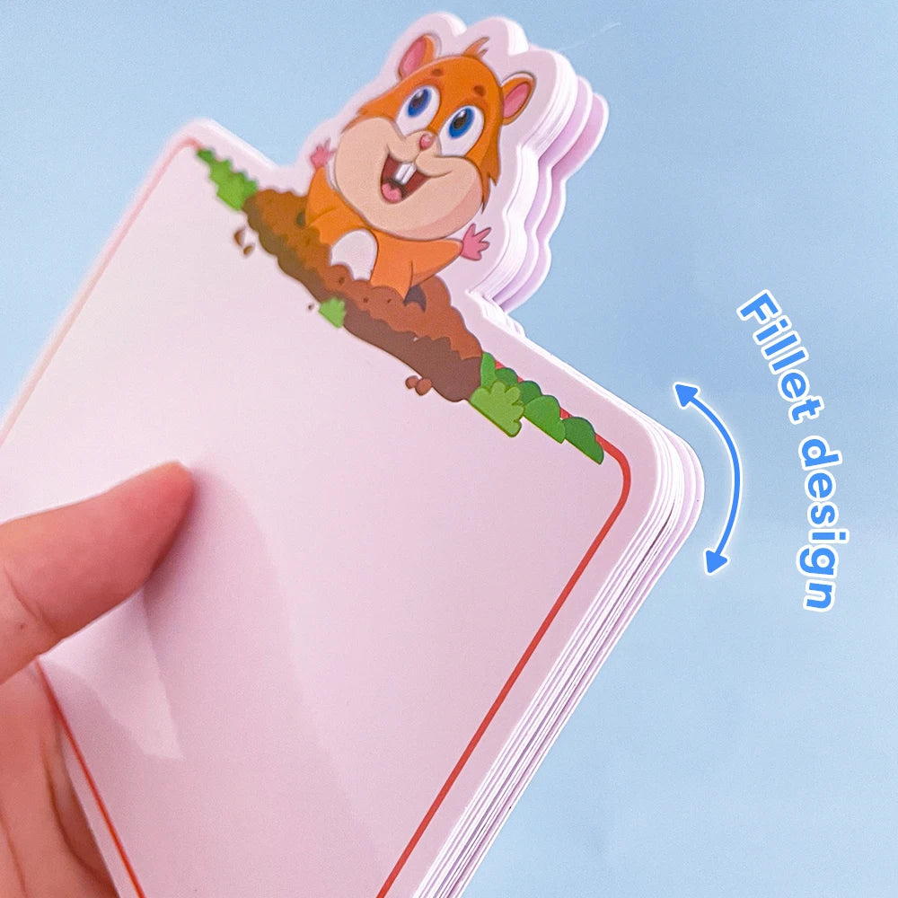 Kids Montessori Learning English Words Card Pocket Flash Cards Early Educational Toys For Children Classroom Supplies Gift - LearnPlay Labs
