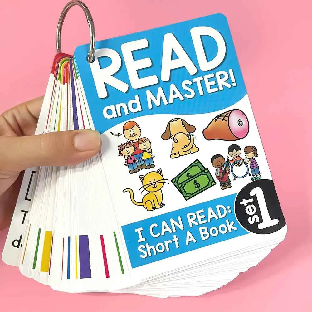 English Phonics Flash Cards Kids 107 Groups/set Roots Montessori Learning Educational Toys For Children Teaching Aids Baby Card