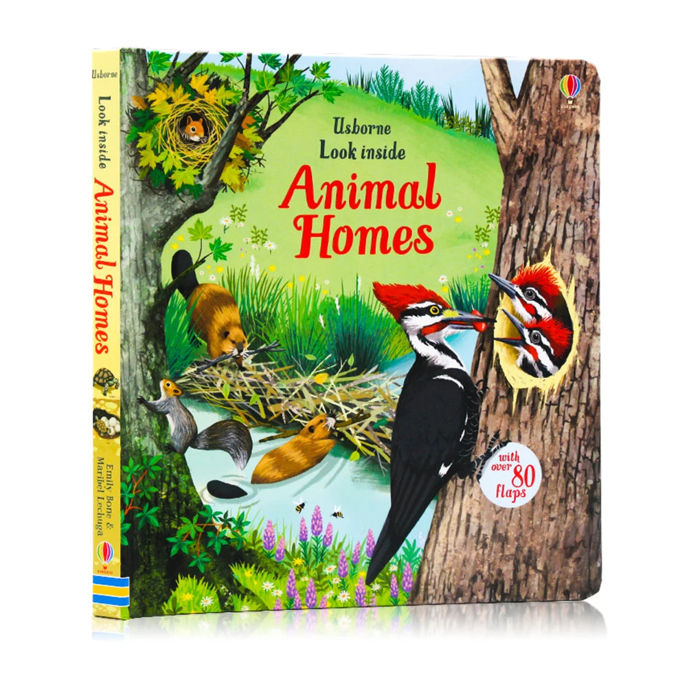 Usborne Books Look Inside English Cardboard Book for Kids Learning Toys Bedtime Reading Activity Gifts Montessori Materials - LearnPlay Labs