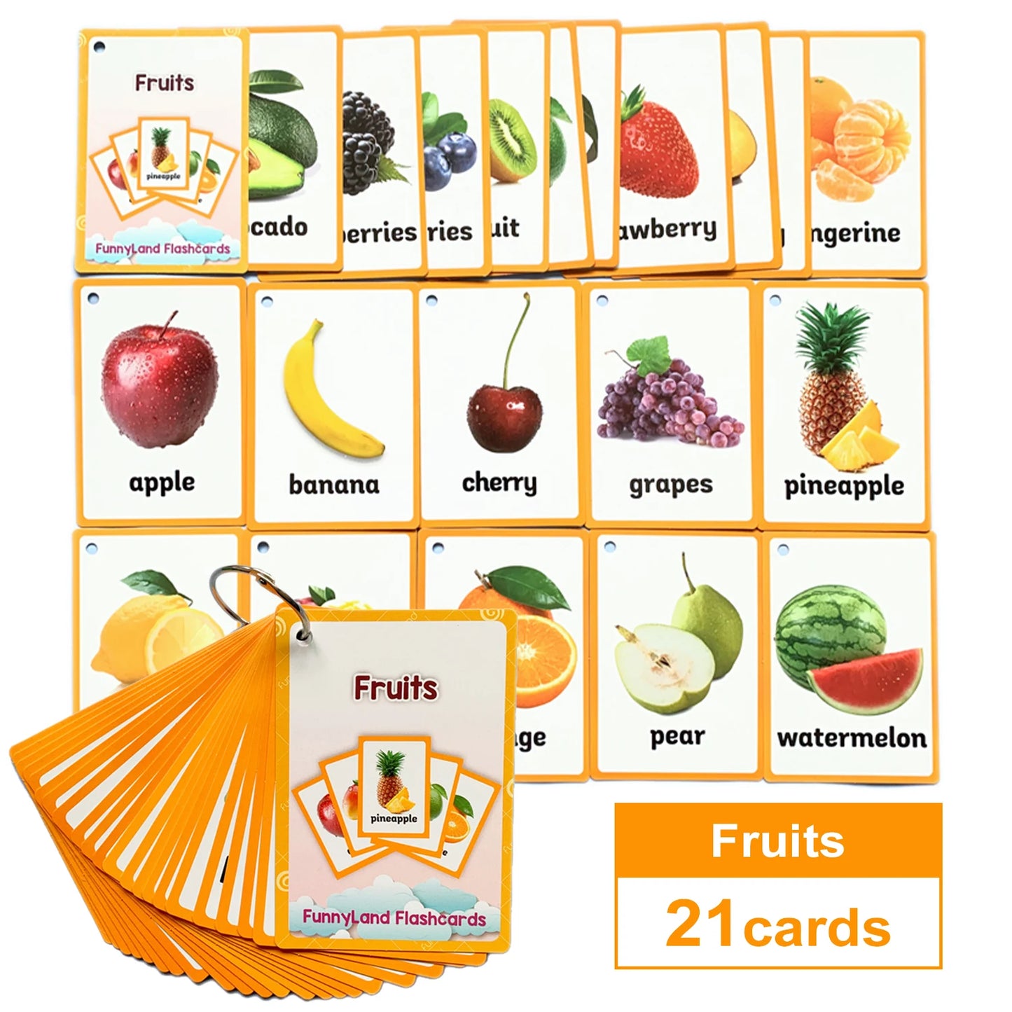 Kids Montessori Educativos Children Fun English Word FlashCards Baby Learning Educational English Card Table Game Puzzle CARDS - LearnPlay Labs