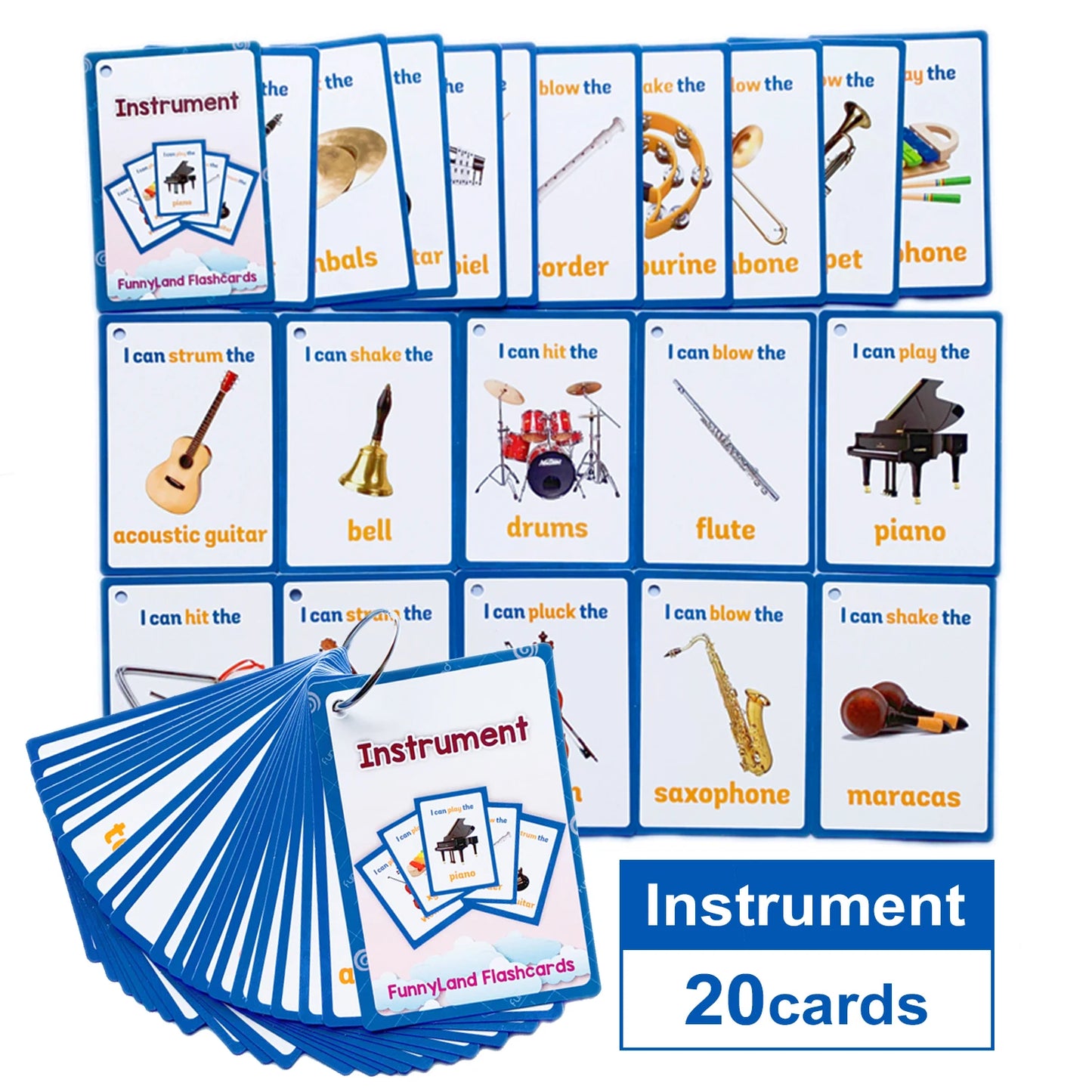 Kids Montessori Educativos Children Fun English Word FlashCards Baby Learning Educational English Card Table Game Puzzle CARDS - LearnPlay Labs