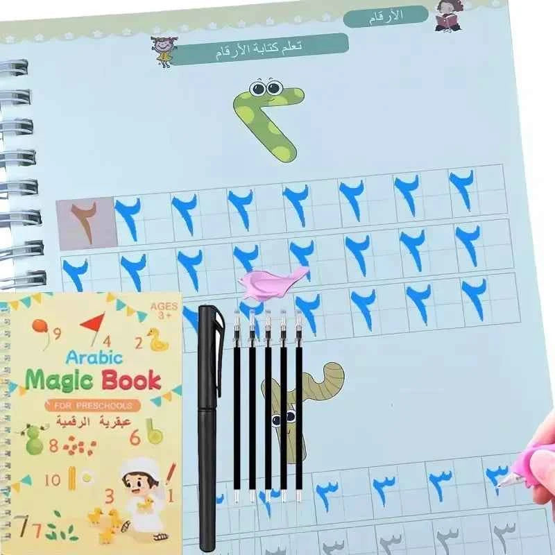 Spanish Magic Books Learning Lettering In Tracing Workbook English Reusable Notebooks for Children French Montessori Writing