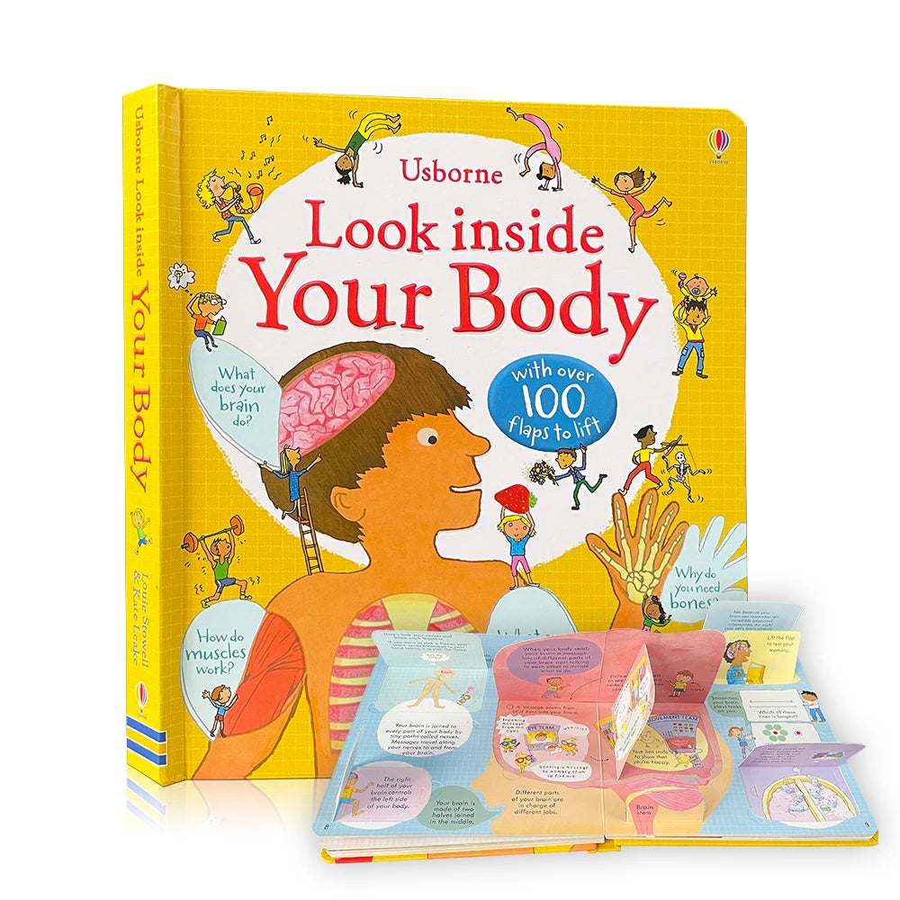 Usborne Books Look Inside English Cardboard Book for Kids Learning Toys Bedtime Reading Activity Gifts Montessori Materials - LearnPlay Labs