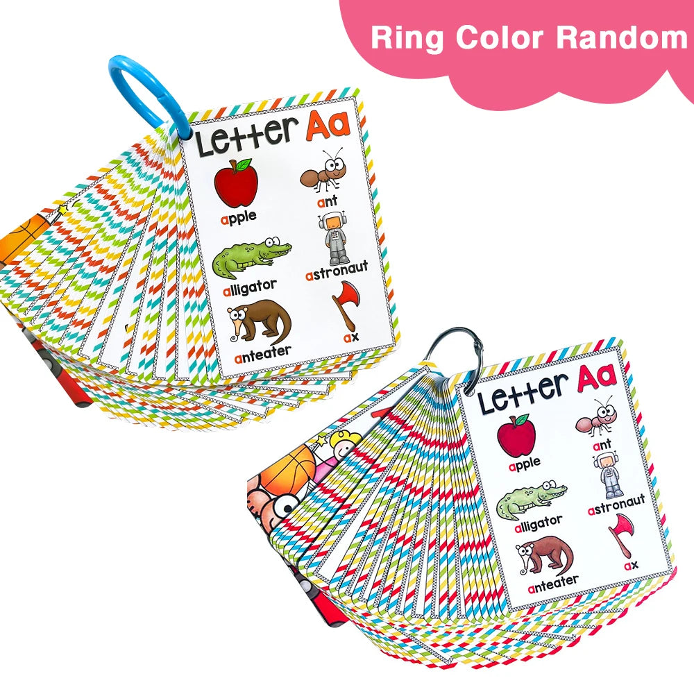 Kids Montessori Learning English Words Card Pocket Flash Cards Early Educational Toys For Children Classroom Supplies Gift - LearnPlay Labs