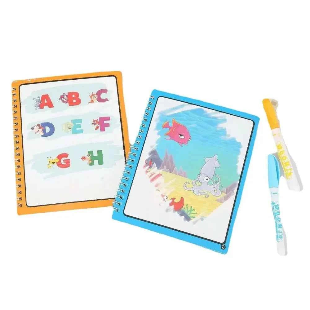 New Child education Reusable Coloring Book Magic Water Drawing Book Painting Drawing Toys Sensory Early Education Toys for Kids