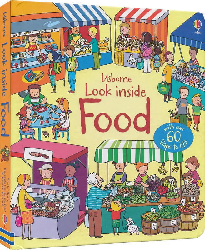 Usborne Books Look Inside English Cardboard Book for Kids Learning Toys Bedtime Reading Activity Gifts Montessori Materials