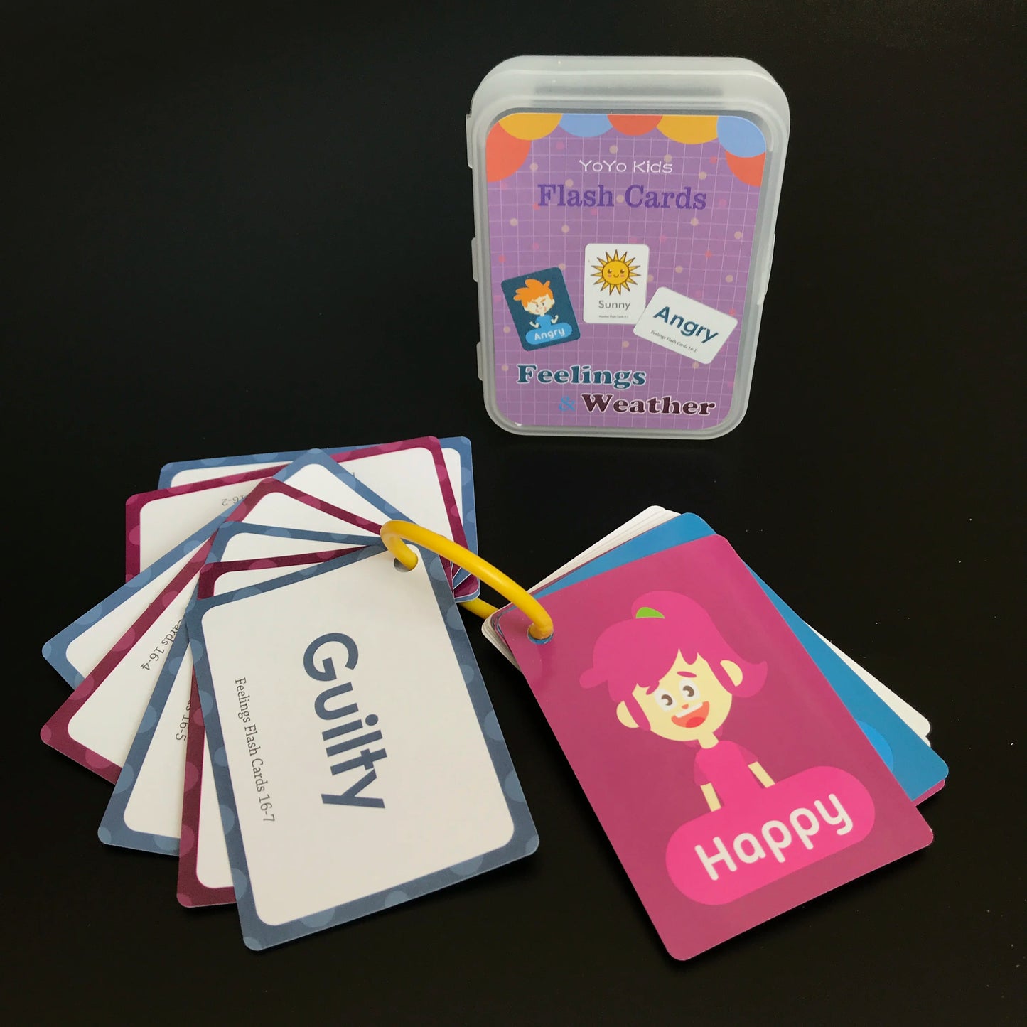 Learning Flashcards ABC Numbers Fruit Animal Body Educational Toys Classroom Aids Montessori Autism English Words Card for Kids - LearnPlay Labs