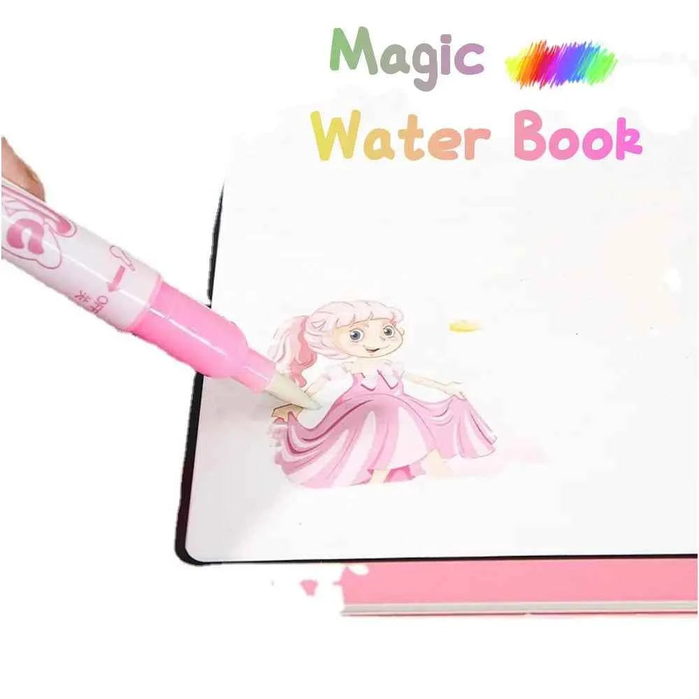 New Child education Reusable Coloring Book Magic Water Drawing Book Painting Drawing Toys Sensory Early Education Toys for Kids