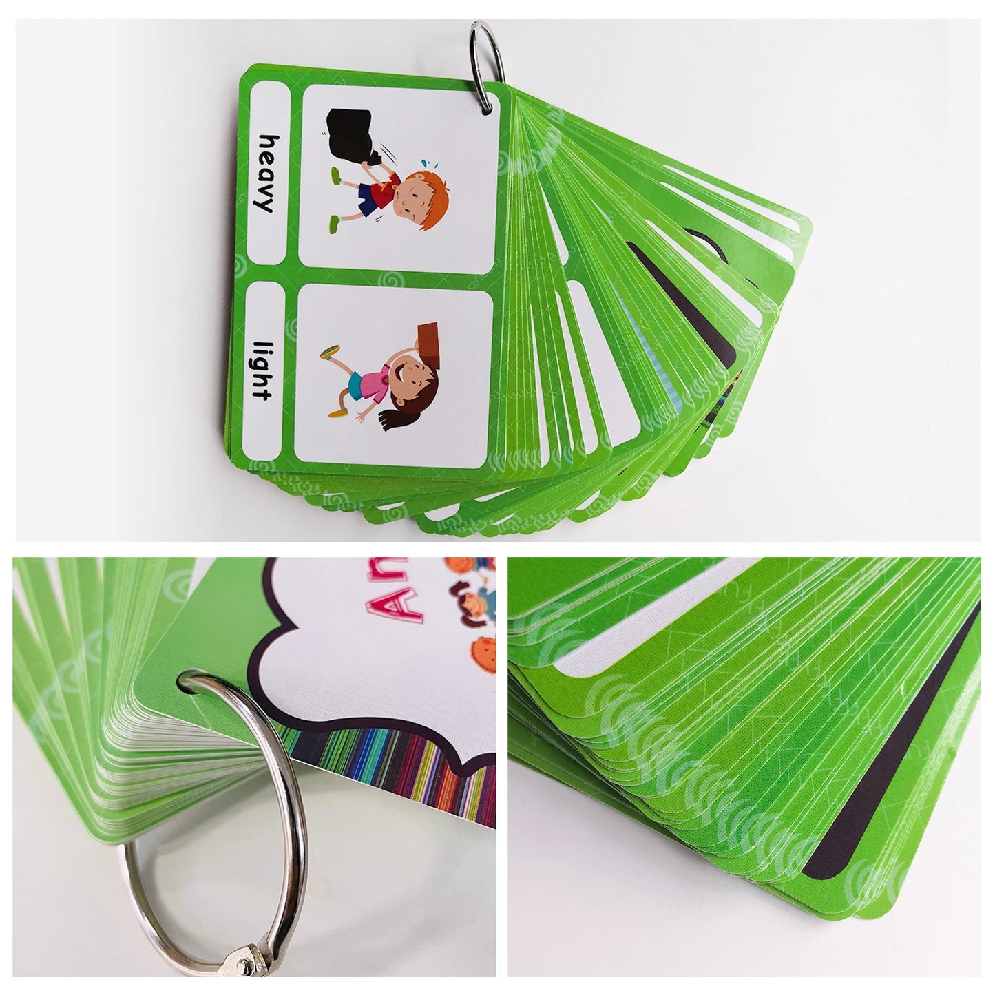 Synonyms Antonyms English Word Learning Card Flashcards Games Puzzles for Kids Children Baby Juguetes Educativos Toys Kids Game - LearnPlay Labs
