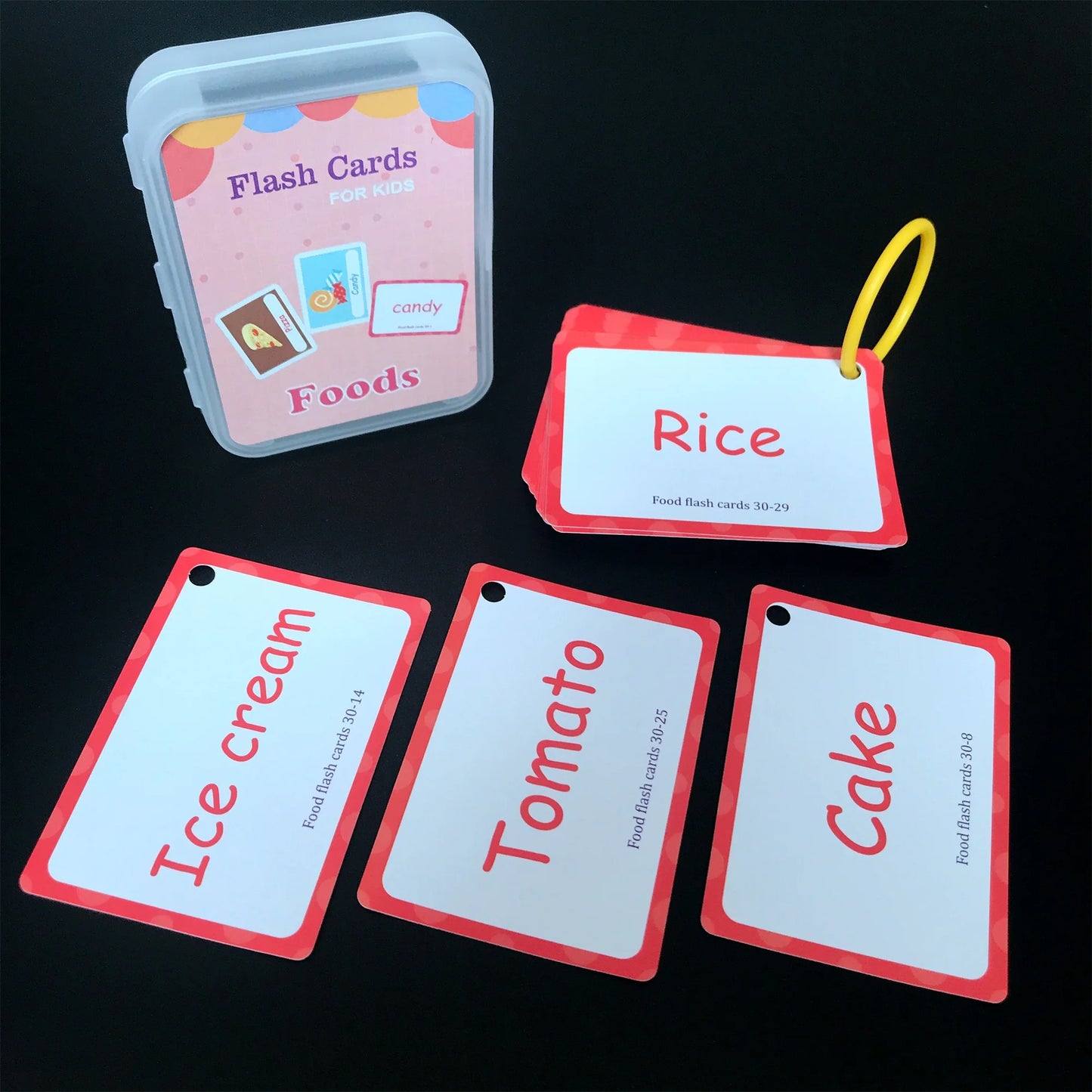 Learning Flashcards ABC Numbers Fruit Animal Body Educational Toys Classroom Aids Montessori Autism English Words Card for Kids - LearnPlay Labs