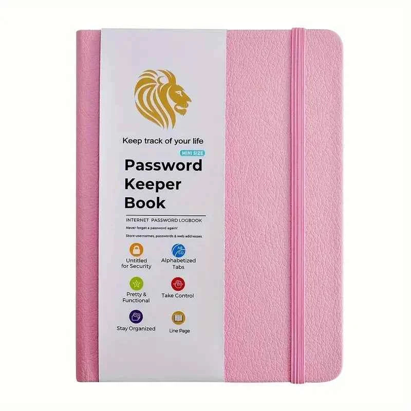 Password Book With Alphabetical Tabs - Internet Address & Password Keeper Logbook For Password Organization Notebook Diary Pads