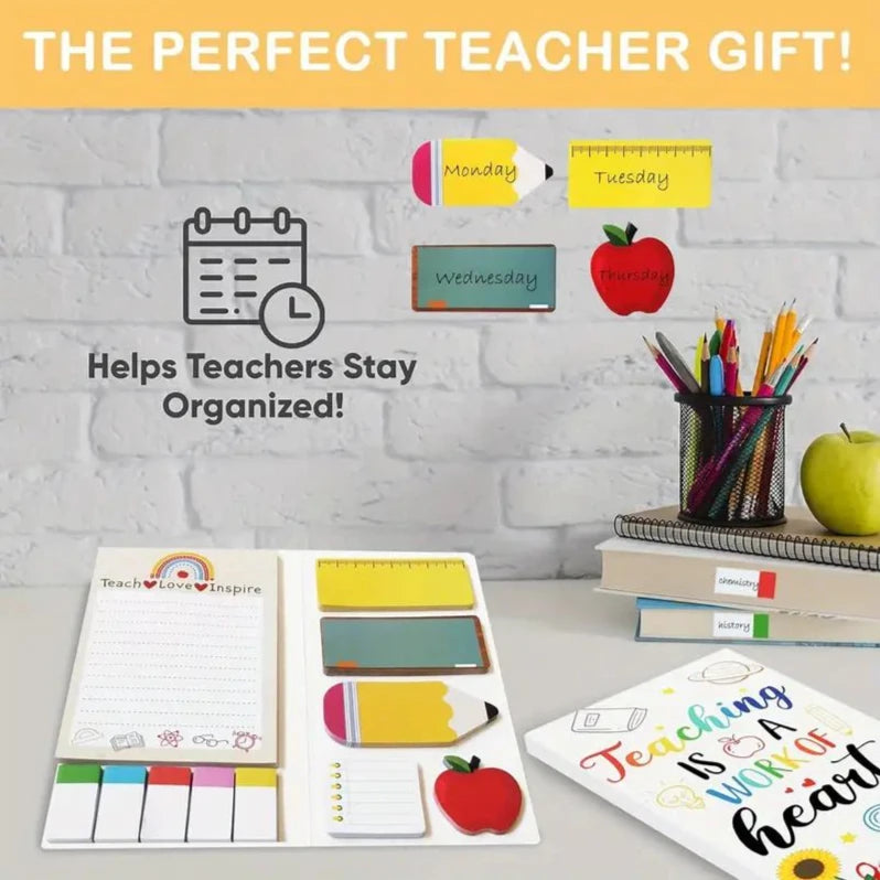 Teacher'S Choice Notepad Self-Stick Blackboard Memo Pad Sticky Notes Kawaii Stationery Notebooks Writing Pads Office School