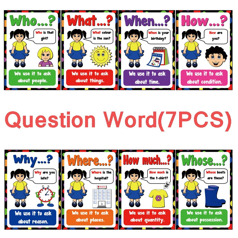70 Groups Noun English Plurals Kids Montessori English Word Pocket FlashCards Game Learning Educational Toys For Children Games - LearnPlay Labs