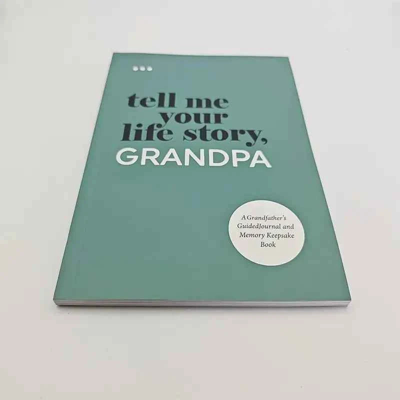 Family Story Recording Handbook Set - Tell Me Your Life Story Notepad Journal Notebook Planner Diary Notebooks Writing Pads