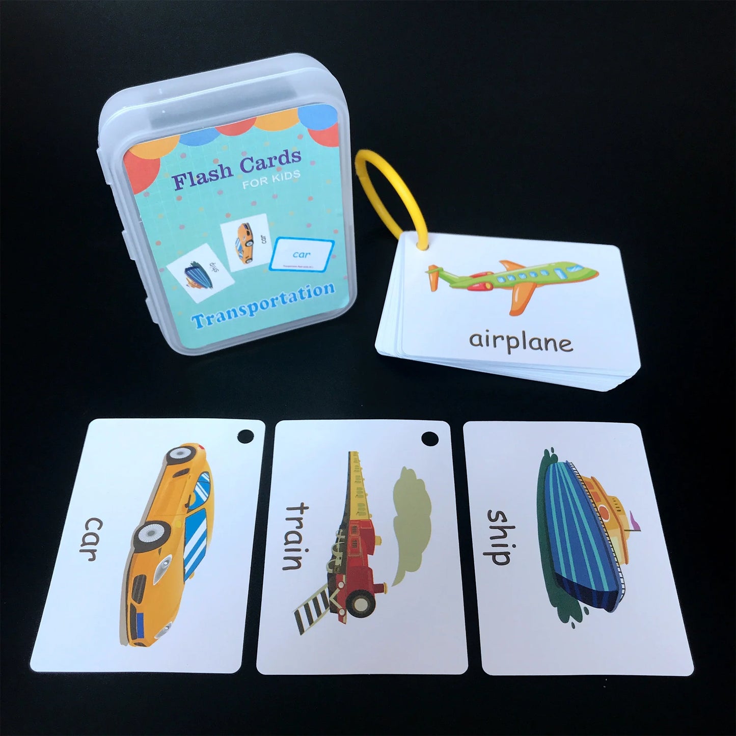 Learning Flashcards ABC Numbers Fruit Animal Body Educational Toys Classroom Aids Montessori Autism English Words Card for Kids - LearnPlay Labs