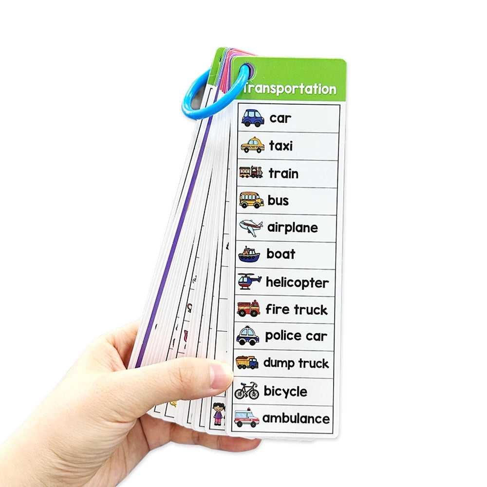 40 Themes Writing Center Word Lists Cards Sight Words Vocabulary Building Kids Montessori Learning Flash Cards Teaching Aids - LearnPlay Labs