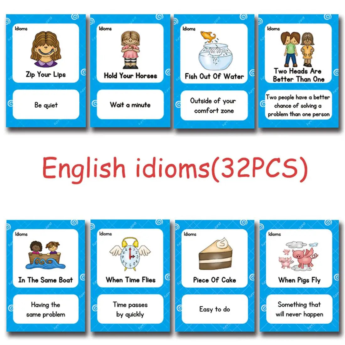 70 Groups Noun English Plurals Kids Montessori English Word Pocket FlashCards Game Learning Educational Toys For Children Games - LearnPlay Labs