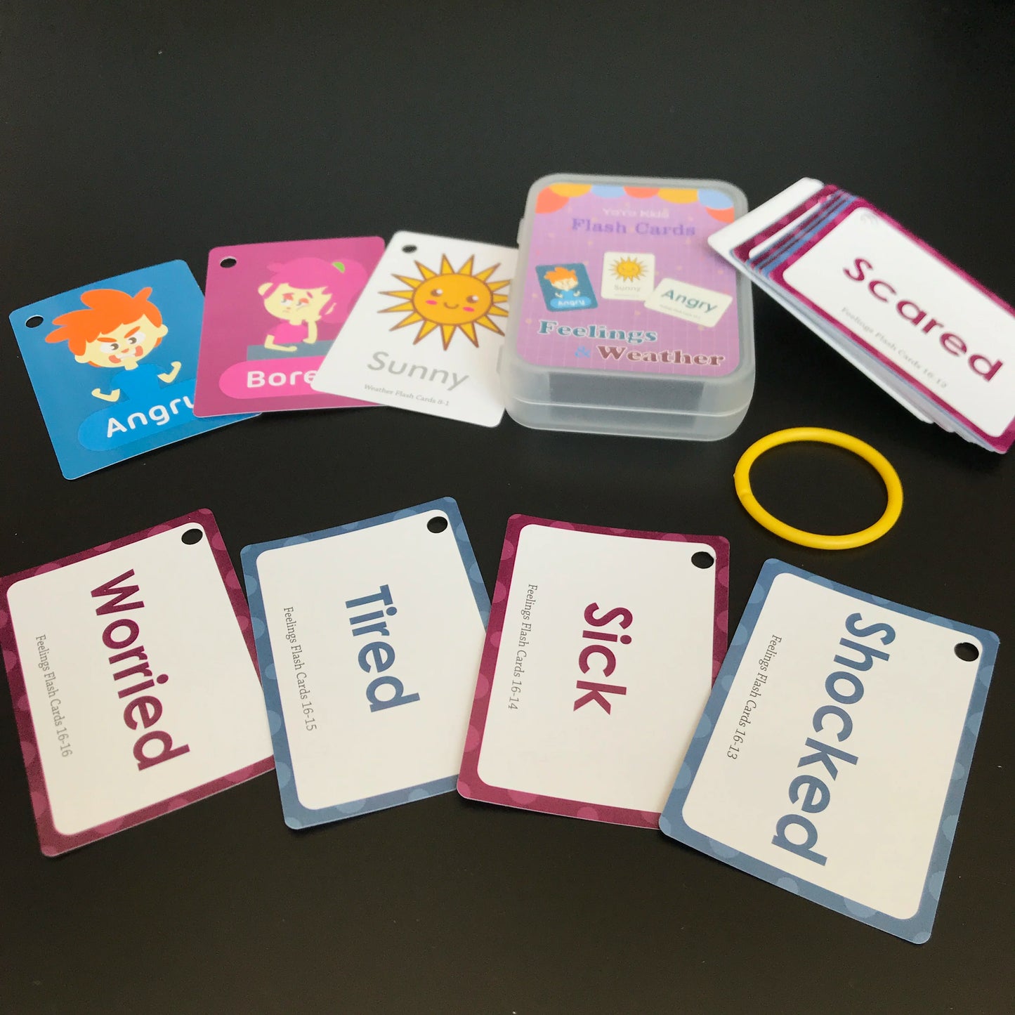 Learning Flashcards ABC Numbers Fruit Animal Body Educational Toys Classroom Aids Montessori Autism English Words Card for Kids - LearnPlay Labs