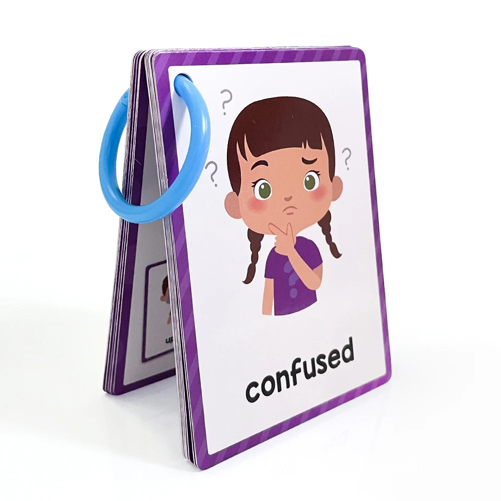 Kids Montessori English Words Learning Card Pocket Flashcards Early Educational Toys Classroom Supplies Teaching Aids - LearnPlay Labs