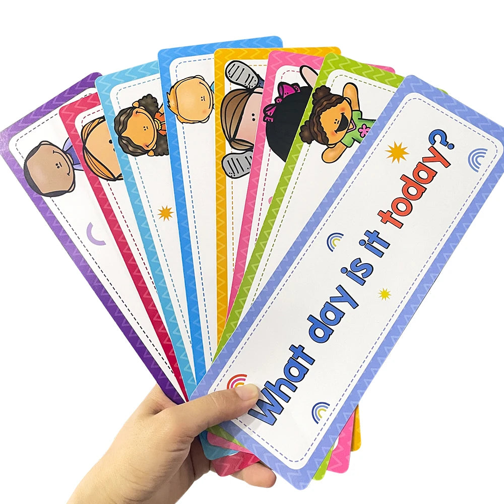 Monthly Headliners Set 12 Months of The Year Day of the Week Headers Monthly Seasonal Week Headers English Words Learning Cards - LearnPlay Labs