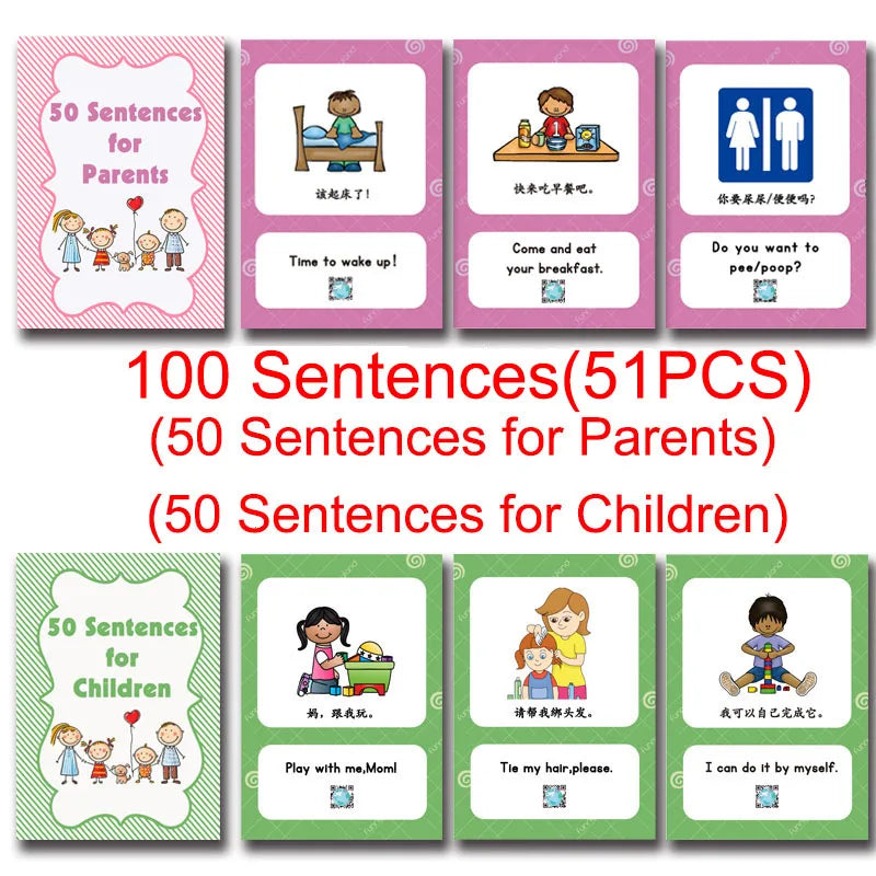 70 Groups Noun English Plurals Kids Montessori English Word Pocket FlashCards Game Learning Educational Toys For Children Games - LearnPlay Labs