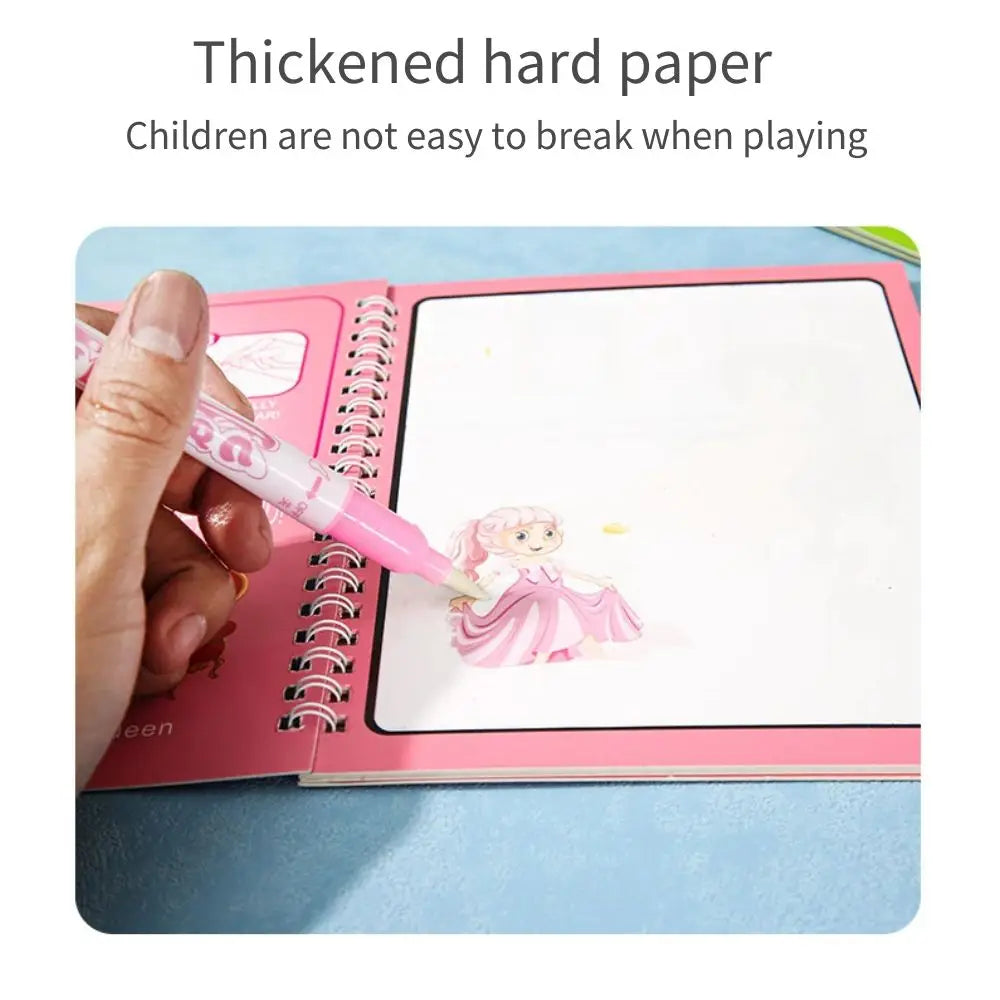 Early Education Toys for Kids Child education Reusable Coloring Book Magic Water Drawing Book Painting Drawing Toys Sensory gril - LearnPlay Labs