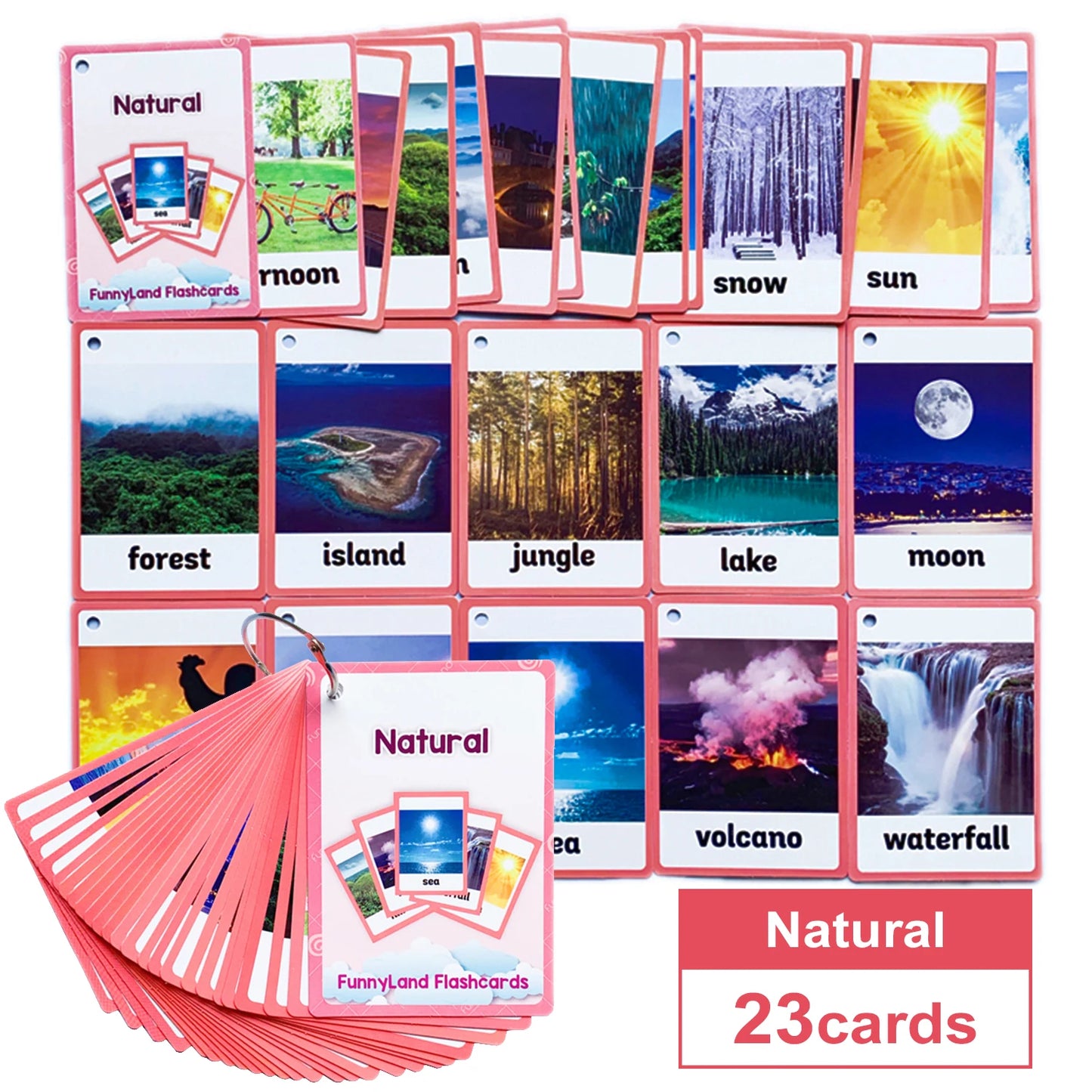 Kids Montessori Educativos Children Fun English Word FlashCards Baby Learning Educational English Card Table Game Puzzle CARDS - LearnPlay Labs