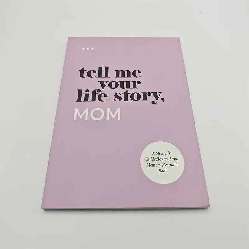 Family Story Recording Handbook Set - Tell Me Your Life Story Notepad Journal Notebook Planner Diary Notebooks Writing Pads