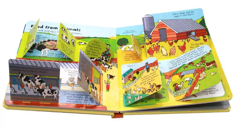 Usborne Books Look Inside English Cardboard Book for Kids Learning Toys Bedtime Reading Activity Gifts Montessori Materials - LearnPlay Labs