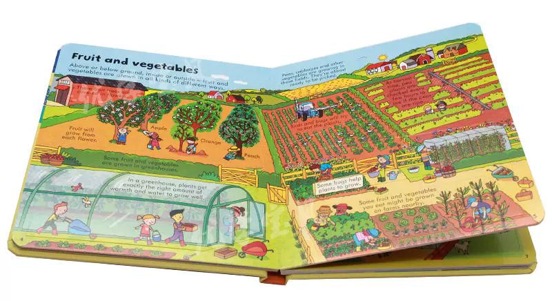 Usborne Books Look Inside English Cardboard Book for Kids Learning Toys Bedtime Reading Activity Gifts Montessori Materials - LearnPlay Labs