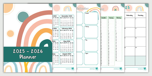 2025-2026 Academic Year Planner – Organize, Plan & Track with Ease