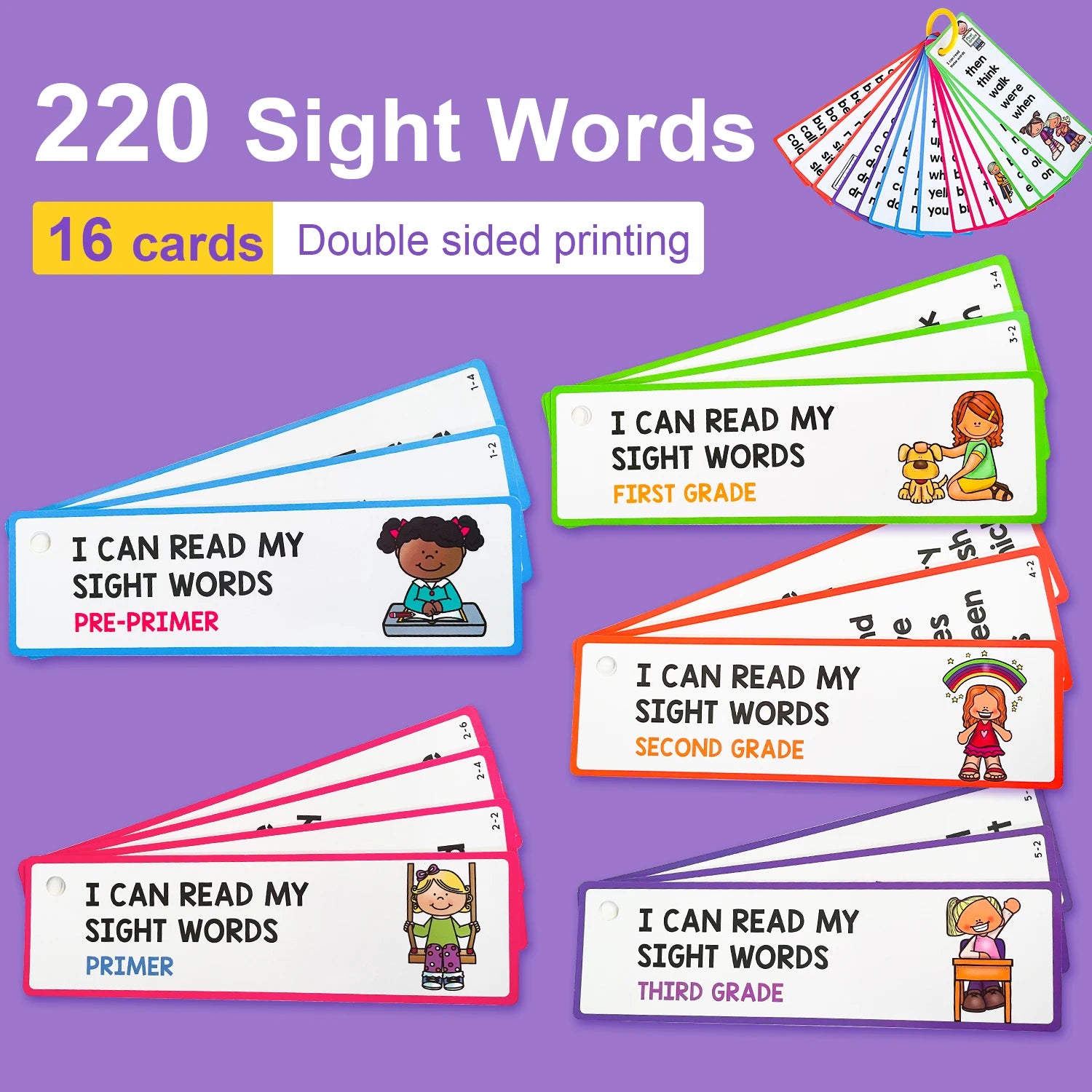 Feelings Emotions Illness English Word Card Flash Card Learning Educational Toy for Kids Children Pocket Card Gifts  Montessori - LearnPlay Labs