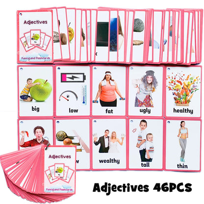 Body Parts Animal Cloth English Words Learing Flash Cards Educational Toys for Kids Early Educational Montessori Teaching Aids - LearnPlay Labs