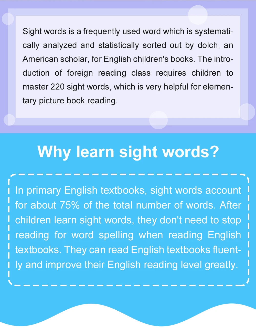 220 Cards Sight Words Flashcards with Pictures & Sentences, 5 Levels High Frequency Words, Vocabulary Building, Montessori - LearnPlay Labs