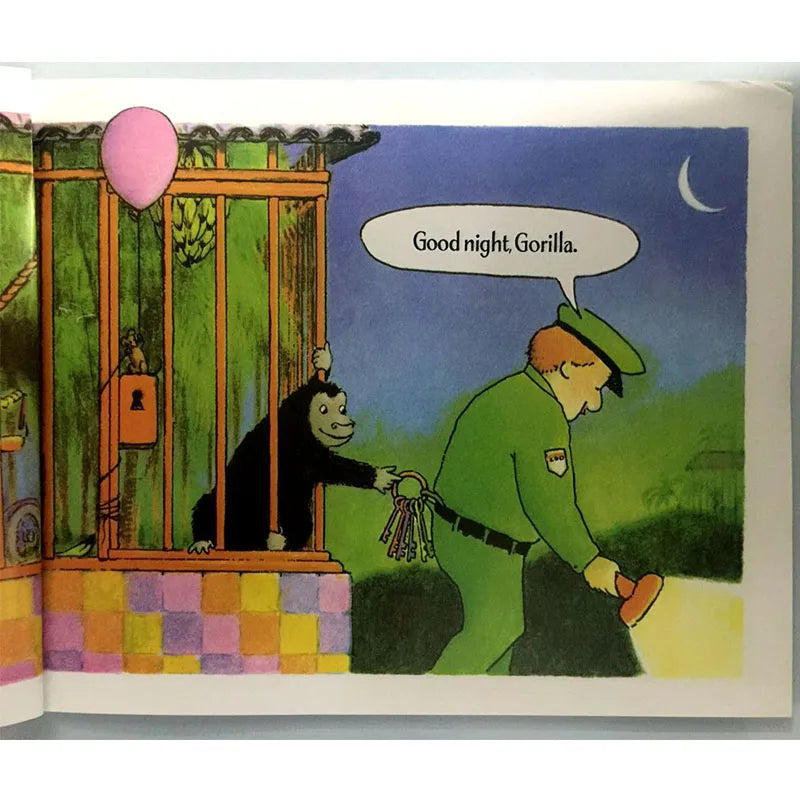 Good Night,Gorilla By Peggy Rathmann Educational English Picture Book Learning Card Story Book For Baby Kids Children Gifts - LearnPlay Labs