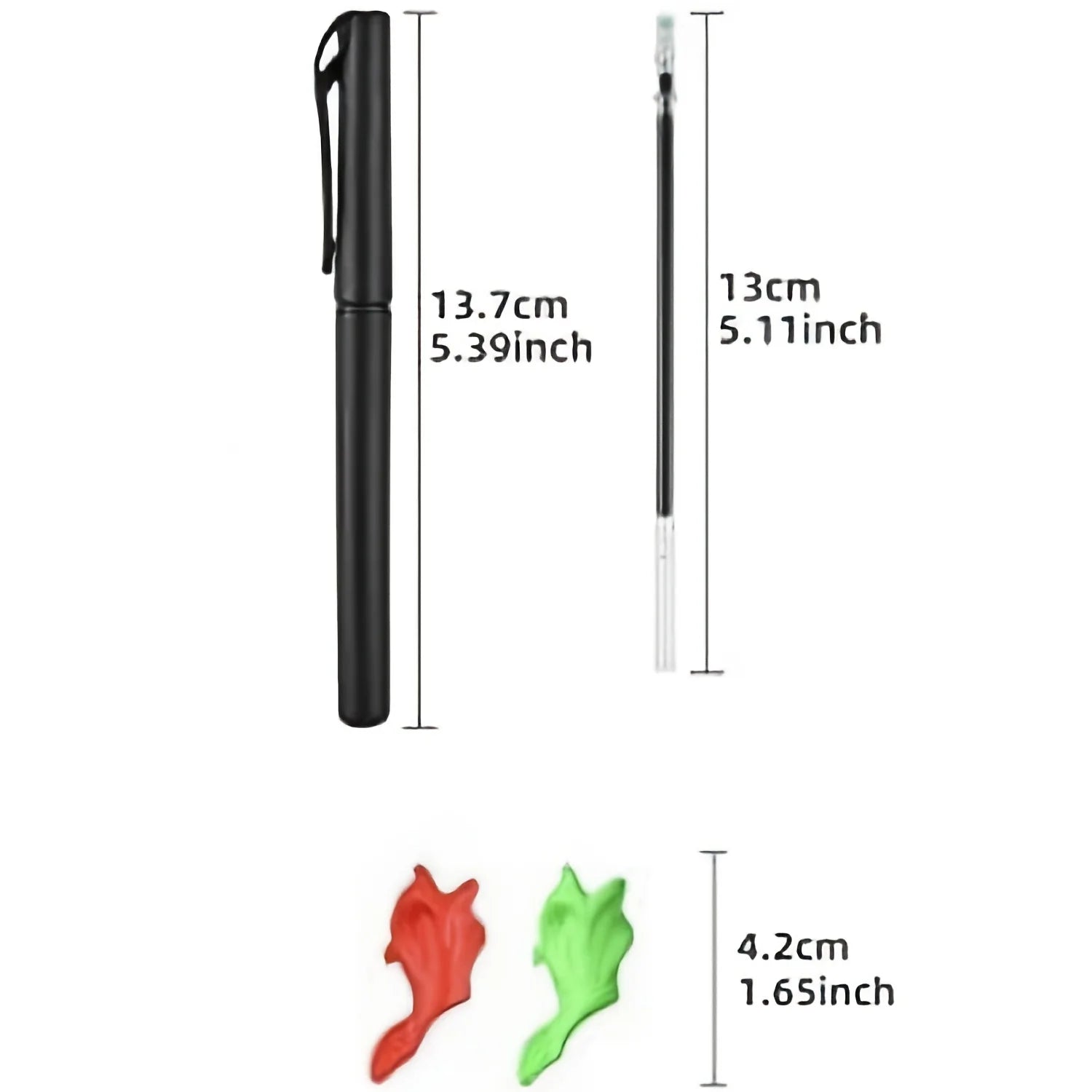 1pen case+6refills+1holder Spelling special elimination refill can be used with groove paste or directly practice calligraphy - LearnPlay Labs