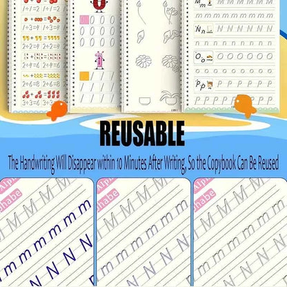 1pen case+6refills+1holder Spelling special elimination refill can be used with groove paste or directly practice calligraphy