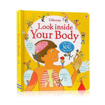 Usborne Books Look Inside English Cardboard Book for Kids Learning Toys Bedtime  Reading Activity Gifts Montessori Materials
