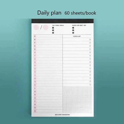 60 Sheets Weekly Planner Notepad, Tear-Off Time Block Planner, To Do List Planner Pad Simple Schedule Planner Planning