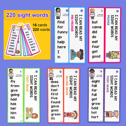 Kids Montessori Learning English Words Card Pocket Flash Cards Early Educational Toys For Children Classroom Supplies Gift - LearnPlay Labs