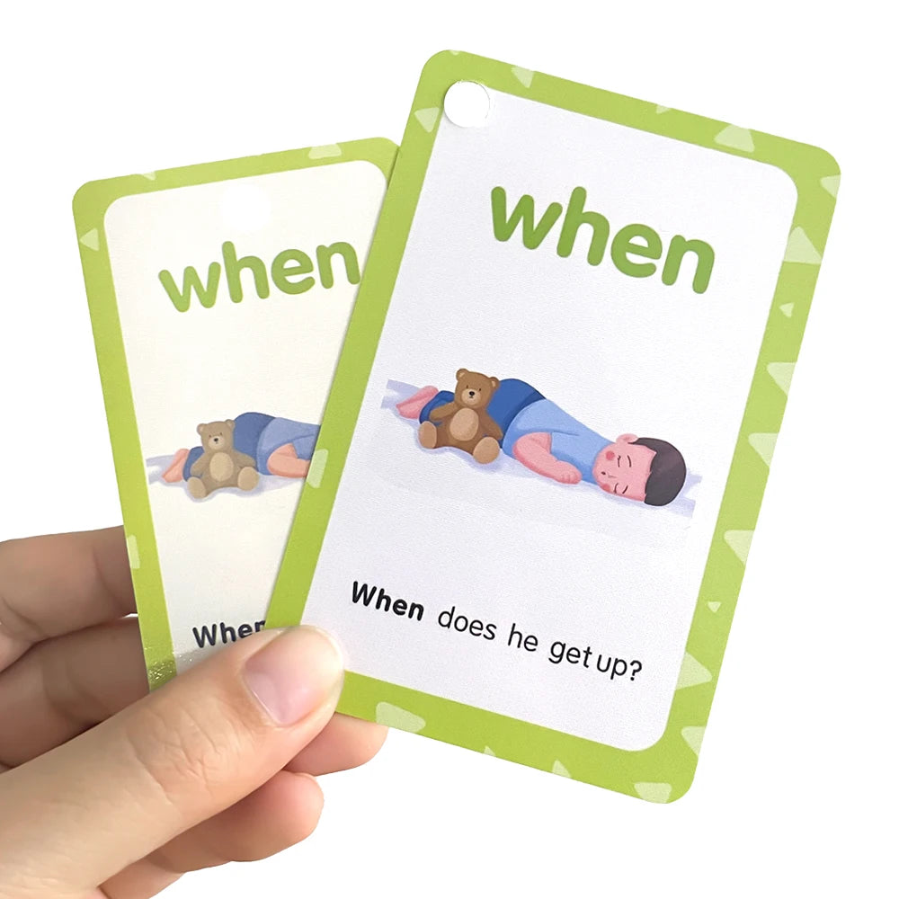 220 Cards Sight Words Flashcards with Pictures & Sentences, 5 Levels High Frequency Words, Vocabulary Building, Montessori - LearnPlay Labs