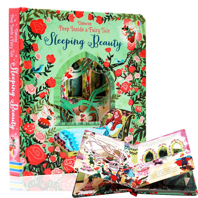 Usborne Books Peep Inside a Fairy Tales English Story Picture Books Bedtime Reading for Toddlers Children Gifts Montessori Toys - LearnPlay Labs