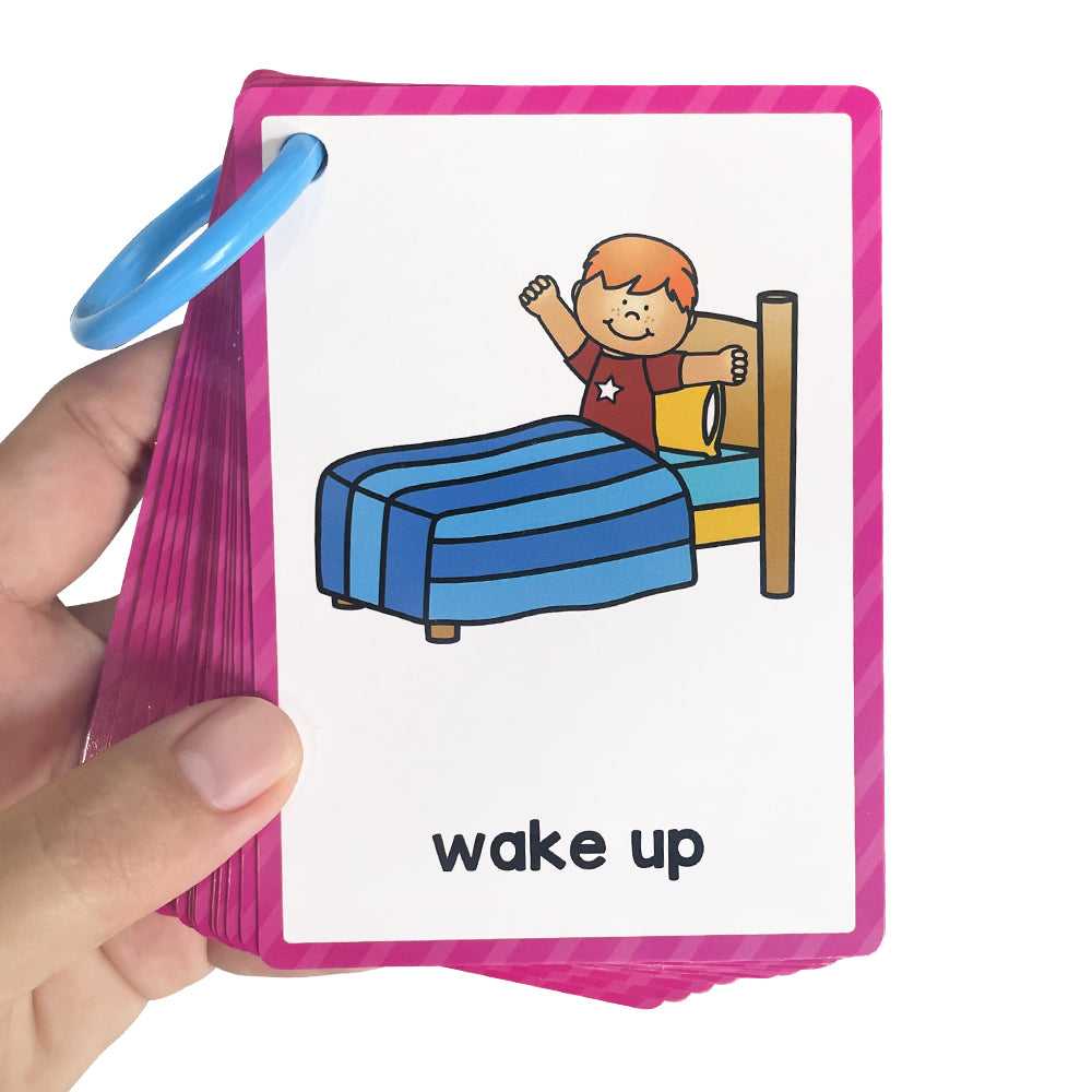 Kids Montessori English Words Learning Card Pocket Flashcards Early Educational Toys Classroom Supplies Teaching Aids - LearnPlay Labs