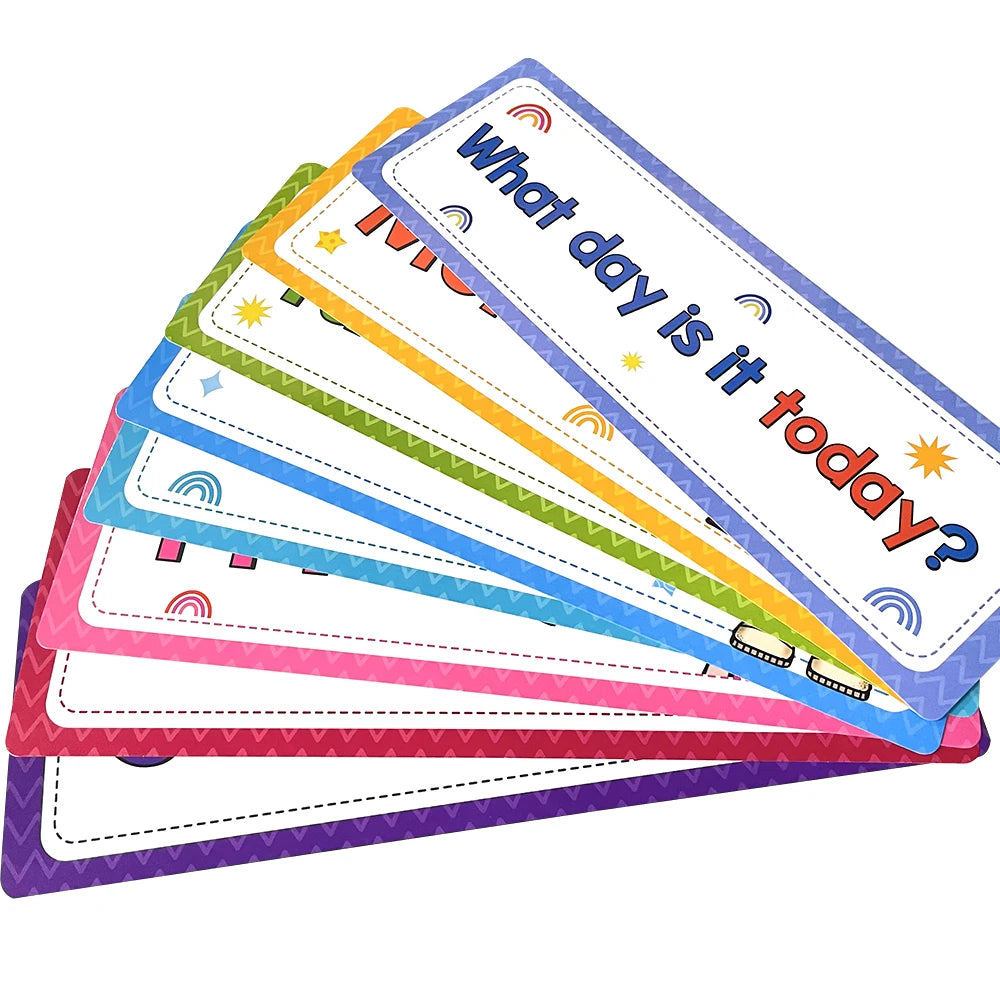 Kids Montessori Learning English Words Card Pocket Flash Cards Early Educational Toys For Children Classroom Supplies Gift - LearnPlay Labs
