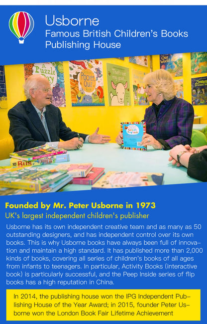 Usborne Books Peep Inside a Fairy Tales English Story Picture Books Bedtime Reading for Toddlers Children Gifts Montessori Toys - LearnPlay Labs