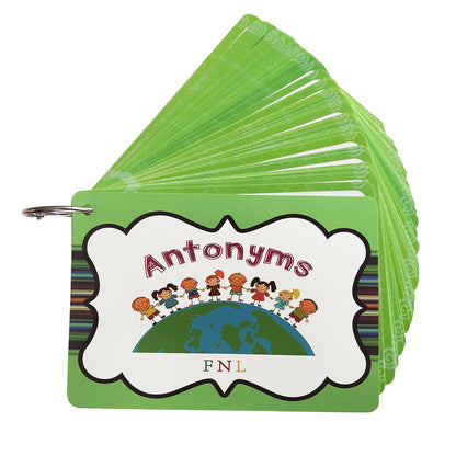 Synonyms Antonyms English Word Learning Card Flashcards Games Puzzles for Kids Children Baby Juguetes Educativos Toys Kids Game - LearnPlay Labs