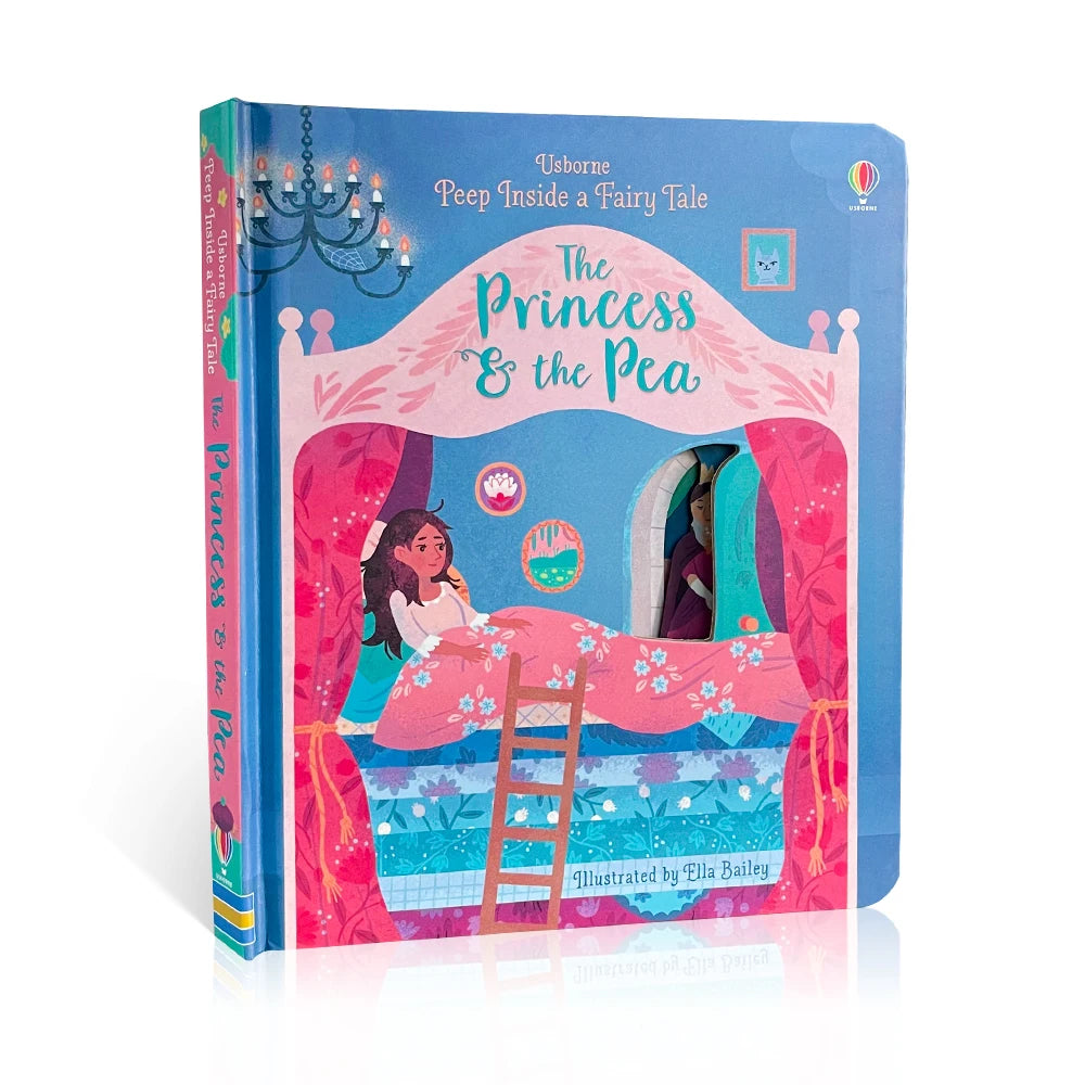 Usborne Books Peep Inside a Fairy Tales English Story Picture Books Bedtime Reading for Toddlers Children Gifts Montessori Toys