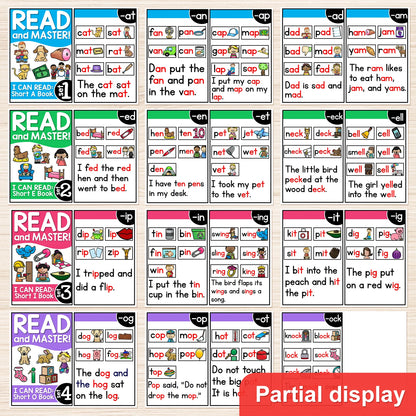 English Phonics Flashcards for Kids Montessori Learning English Words Card Educational Cognitive Games Children Toys for Memory - LearnPlay Labs